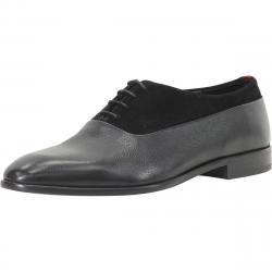 Hugo Boss Men's Dressapp Lace Up Dressy Oxfords Shoes - Black - 9.5 D(M) US