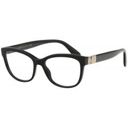 Dolce & Gabbana Women's Eyeglasses D&G DG3290 DG/3290 Full Rim Optical Frame - Black/Gold   501 - Lens 54 Bridge 17 B 41 ED 59.8 Temple 140mm