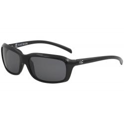 Kaenon Women's Monterey Fashion Square Polarized Sunglasses - Black Nickel/Polarized Grey   G12 - Lens 56 Bridge 17 B 37 Temple 127mm