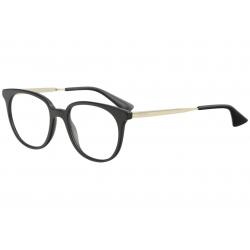 Prada Women's Eyeglasses VPR13U VPR/13U Full Rim Optical Frame - Black/Gold   1AB/1O1 - Lens 50 Bridge 18 B 42.9 ED 54.6 Temple 140mm