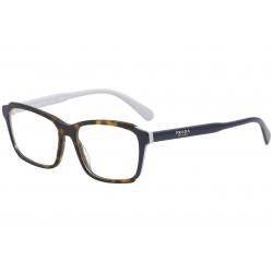 Prada Women's Eyeglasses VPR01V VPR/01/V Full Rim Optical Frame - Havana/Top Blue/Grey   W3C/1O1 - Lens 55 Bridge 16 B 38 ED 59.9 Temple 140mm