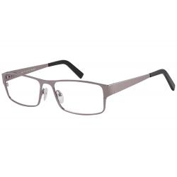 Tuscany Men's Eyeglasses 544 Full Rim Optical Frame - Gunmetal   05 - Lens 56 Bridge 17 Temple 145mm