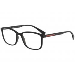 Prada Linea Rossa Men's Eyeglasses VPS04I VPS/04I Full Rim Optical Frame - Black Rubber   DG0/1O1 - Lens 55 Bridge 18 B 40.5 ED 59.9 Temple 140mm