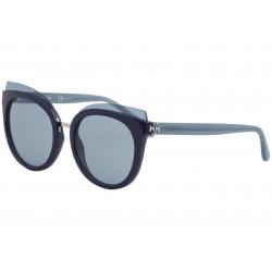 Tory Burch Women's TY9049 TY/9049 Fashion Sunglasses - Navy/Light Blue   1661/80 - Lens 53 Bridge 19 Temple 140mm
