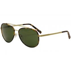 Michael Kors Women's Ida MK1019 MK/1019 Fashion Aviator Sunglasses - Tokyo Tortoise Gold/Green   116371 - Lens 59 Bridge 15 Temple 135mm