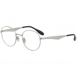 Ray Ban Men's Eyeglasses RX6343 RX/6343 RayBan Full Rim Optical Frame - Silver   2595 - Lens 47 Bridge 19 B 43.8 ED 49.7 Temple 140mm