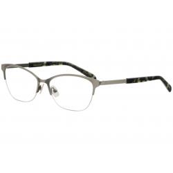 Vera Wang Women's Eyeglasses V511 V/511 Half Rim Optical Frame - Khaki Tortoise   KH/TO - Lens 52 Bridge 15 Temple 137mm