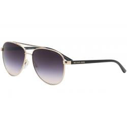 Michael Kors Women's Hvar MK5007 MK/5007 Pilot Sunglasses - Rose Gold Black/Gray Rose Gradient   109936  - Lens 59 Bridge 14 Temple 135mm