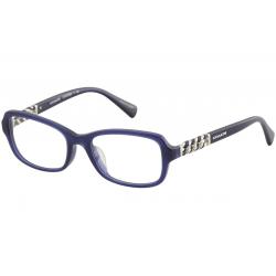 Coach Women's Eyeglasses HC 6075QF 6075/Q/F Full Rim Optical Frames - Navy   5358 - Lens 52 Bridge 18 Temple 135mm
