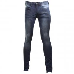 Buffalo By David Bitton Men's Super Max X Super Skinny Stretch Jeans - Whiskered & Sanded Indigo - 36x32