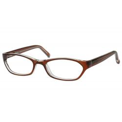 Bocci Women's Eyeglasses 352 Full Rim Optical Frame - Brown   02 - Lens 47 Bridge 17 Temple 135mm