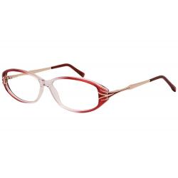 Bocci Women's Eyeglasses 366 Full Rim Optical Frame - Burgundy   03 - Lens 52 Bridge 12 Temple 140mm