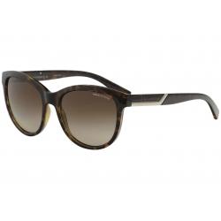 Armani Exchange Women's AX4051S AX/4051/S Fashion Oval Sunglasses - Brown - Lens 55 Bridge 18 Vertical Height 47.4 Effective D