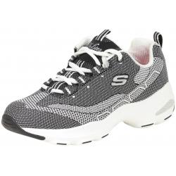 Skechers Women's D'Lite Ultra Memory Foam Sneakers Shoes - Black - 6 B(M) US