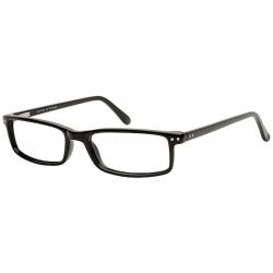 Bocci Men's Eyeglasses 355 Full Rim Optical Frame - Black   04 - Lens 52 Bridge 17 Temple 145mm