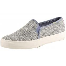 Keds Women's Double Decker Sequin Knit Loafers Shoes - Gray - 6.5 B(M) US