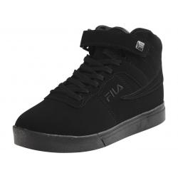 Fila Men's Vulc 13 Mid Plus Sneakers Shoes - Black/Black/Black - 8 D(M) US