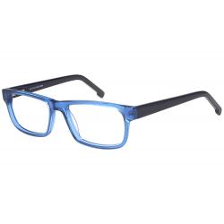 Bocci Men's Eyeglasses 378 Full Rim Optical Frame - Blue   09 - Lens 53 Bridge 17 Temple 145mm