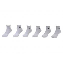 Nike Toddler/Little Boy's 6 Pairs Young Athletes Dri FIT Quarter Crew Socks - Dark Grey Heather - 6 7 Fits 13C 3Y