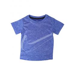 Nike Toddler/Little Boy's Breathe Dri FIT Short Sleeve Crew Neck T Shirt - Game Royal Heather - 6