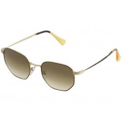 Persol Men's PO2446S PO/2446/S Fashion Square Sunglasses - Havana Gold/Brown Graident   1075/51 - Lens 52 Bridge 20 Temple 145mm