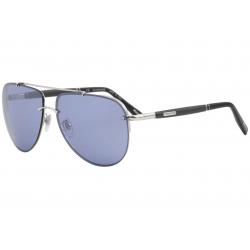 Chopard Men's SCHC28 SCH/C28 583X Silver Fashion Pilot Sunglasses 63mm - Silver/Blue Silver Mirror   583X - Lens 63 Bridge 13 Temple 140mm