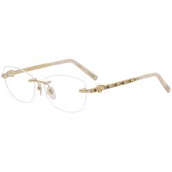 Chopard Eyeglasses VCHB51S VCHB/51/S Shiny Copper/23K Gold Optical Frame 56mm - Gold - Lens 56 Bridge 15 Temple 135mm