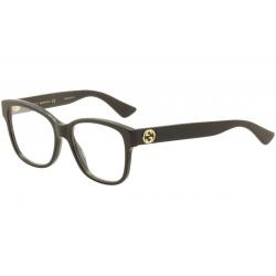 Gucci Women's Eyeglasses GG0038O GG/0038O Full Rim Optical Frame - Black   001 - Lens 54 Bridge 17 Temple 140mm