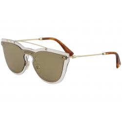 Valentino Women's VA4008 VA/4008 Fashion Square Sunglasses - Clear - Lens 37 Bridge 137 Temple 140mm