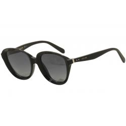 Celine Women's CL41448S CL/41448/S Oval Sunglasses - Black/Dark Gray Gradient   807/9O  - Lens 51 Bridge 22  Temple 145mm