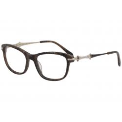 Diva Women's Eyeglasses 5463 Full Rim Optical Frame - Brown Swirl   100 - Lens 51 Bridge 18 Temple 135mm