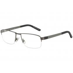 Morel Men's Eyeglasses OGA 8182O 8182/O Half Rim Optical Frame - Dark Grey   GN071 - Lens 56 Bridge 17 Temple 140mm