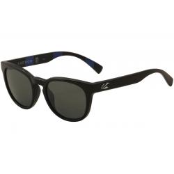 Kaenon Strand 038 Polarized Fashion Sunglasses - Black Blue/SR 91 Grey Polarized Lens    G12  -  Lens 51 Bridge 21 Temple 139mm