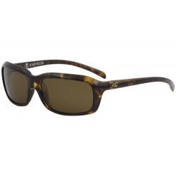 Kaenon Women's Monterey Fashion Square Polarized Sunglasses - Tortoise Gold/Polarized Brown   B12 - Lens 56 Bridge 17 B 37 Temple 127mm