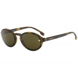 Versace Women's VE4352 VE/4352 Fashion Oval Sunglasses - Brown - Lens 54 Bridge 19 Temple 140mm