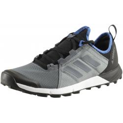 Adidas Men's Terrex Agravic Speed Trail Running Sneakers Shoes - Vista Grey/Vista Grey/Core Blue - 9 D(M) US