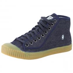 G Star Raw Men's Rovulc Roel Mid High Top Sneakers Shoes - Blue - 11 D(M) US/44 M EU