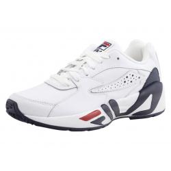 Fila Men's Mindblower Sneakers Shoes - White/Fila Navy/Fila Red Leather - 13 D(M) US