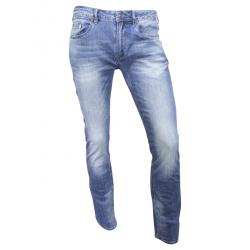 Buffalo By David Bitton Men's Super Max X Super Skinny Stretch Jeans - Veined & Crinkled Indigo - 31x32