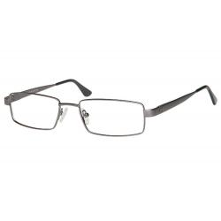 Bocci Men's Eyeglasses 343 Full Rim Optical Frame - Gunmetal   05 - Lens 52 Bridge 18 Temple 145mm