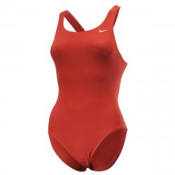 Nike Women's Nylon Core Solids Fast Back Tank Performance Swimwear - University Red - 6 (32)