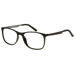 Bocci Men's Eyeglasses 383 Full Rim Optical Frame - Black   04 - Lens 52 Bridge 16 Temple 140mm