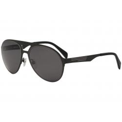Diesel Men's DL0164 DL/0164 Fashion Pilot Sunglasses - Black Ruthenium/Green   97N - Lens 59 Bridge 18 Temple 145mm