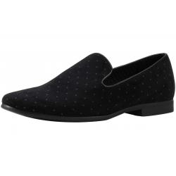 Giorgio Brutini Men's Cult Smoking Loafers Shoes - Black - 8 D(M) US