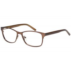 Bocci Women's Eyeglasses 377 Full Rim Optical Frame - Brown   02 - Lens 53 Bridge 16 Temple 135mm
