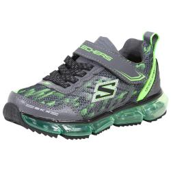 Skechers Little Boy's Skech Air Mega Azide Sneakers Shoes - Black/Charcoal/Lime - 13 M US Little Kid