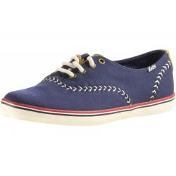 Keds Women's Champion Pennant Canvas Sneakers Shoes - Navy - 10 B(M) US