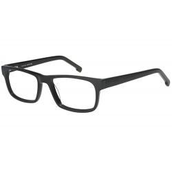 Bocci Men's Eyeglasses 378 Full Rim Optical Frame - Black   04 - Lens 53 Bridge 17 Temple 145mm