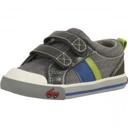 See Kai Run Toddler/Little Boy's Russell Sneakers Shoes - Grey Denim - 7 M US Toddler