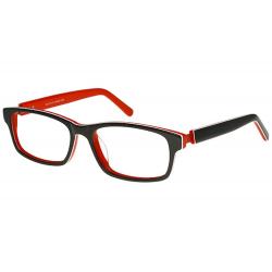 Bocci Men's Eyeglasses 389 Full Rim Optical Frame - Black   04 - Lens 49 Bridge 15 Temple 135mm